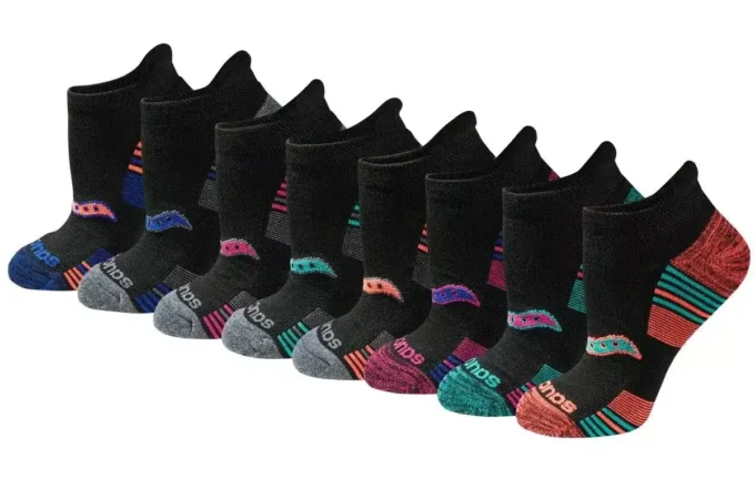 Glory performance no show tab 8-pack socks